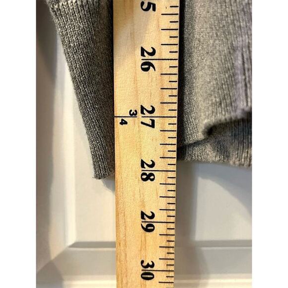 Polo Ralph Lauren Men's V-Neck Pullover Sweater Gray L Preppy Eclectic Grandpa - Picture 6 of 8